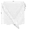 Deerlux 16" Handwoven Cotton Throw Pillow Cover with Embossed and Fringed Crossed line, Yellow QI004300.YL - alternate 4